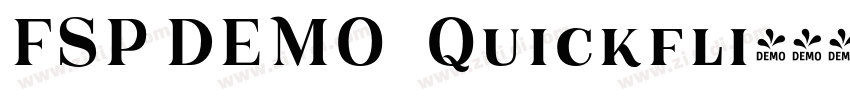 FSP DEMO   Quickfli字体转换